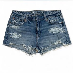 American Eagle Outfitters High Rise Denim Shortie
